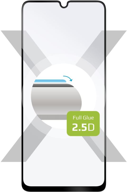Ochranné sklo FIXED FullGlue-Cover pro Honor X7 černé