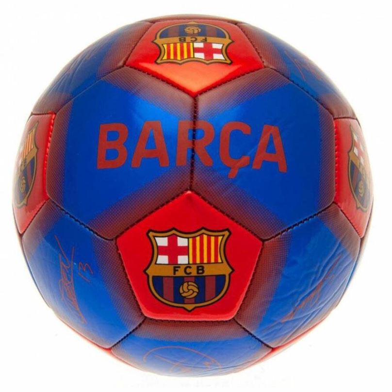 Fotbalový míč Fan-shop Mini Barcelona FC s podpisy