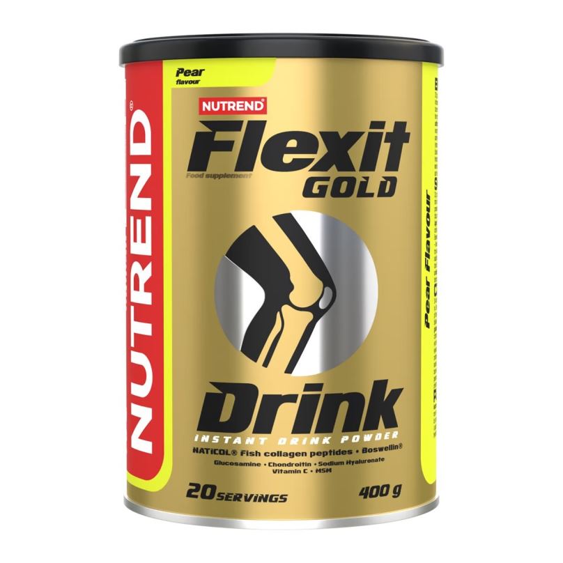 Kloubní výživa Nutrend Flexit Gold Drink, 400 g, hruška