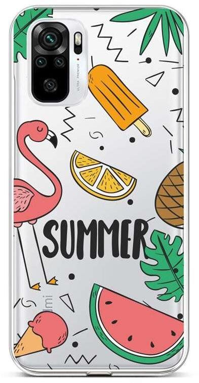 Kryt na mobil TopQ Xiaomi Redmi Note 10 silikon Summer 59019