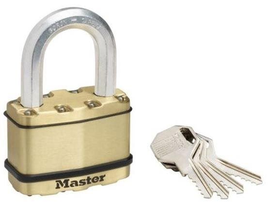 Visací zámek Master Lock Mosazný visací zámek M15BEURDLF Master Lock Excell 64mm