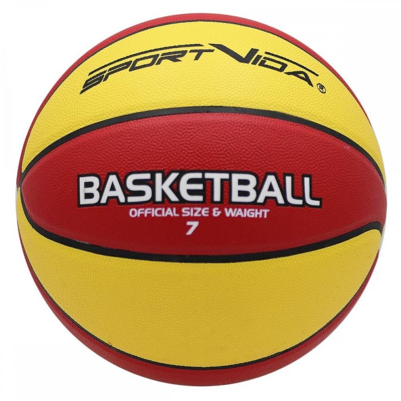 Basketbalový míč Basketbalový míč vel. 7, červeno-žlutý