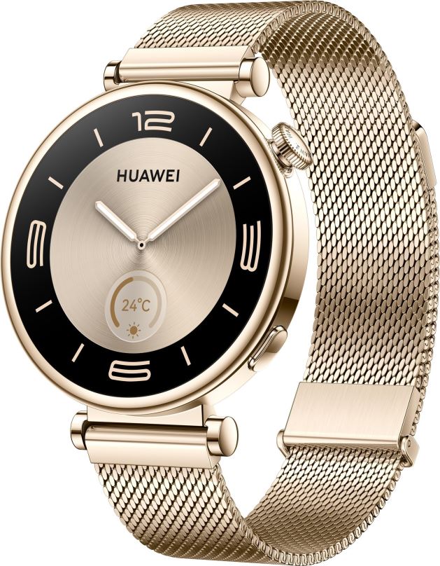Chytré hodinky Huawei Watch GT 4 41 mm Gold Milanese Strap