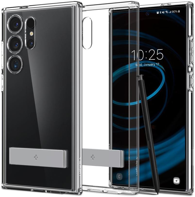Kryt na mobil Spigen Ultra Hybrid S Crystal Clear Samsung Galaxy S24 Ultra