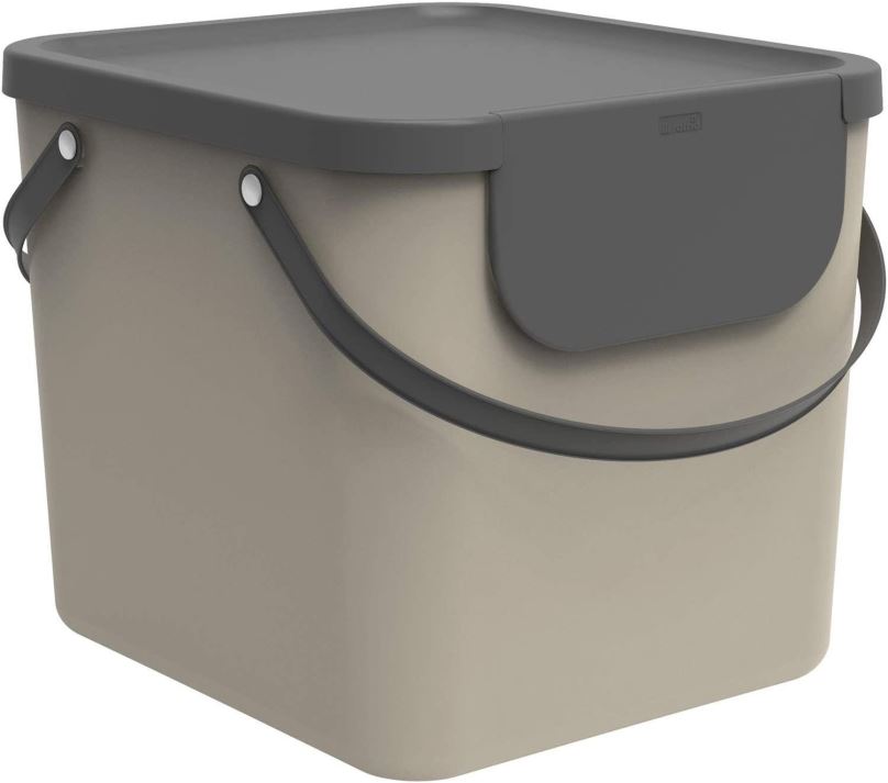 Odpadkový koš Rotho Systém třídění odpadu ALBULA box  40l - cappuccino