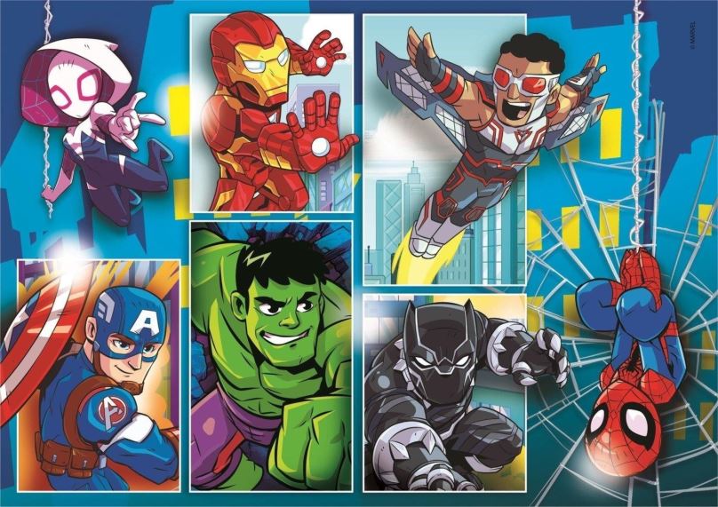 Puzzle Clementoni Puzzle Superhrdinové Marvel 2x20 dílků