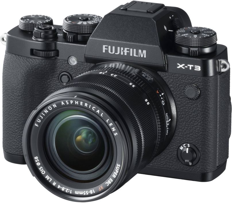 Digitální fotoaparát Fujifilm X-T3 černý + XF 18-55 mm f/2,8-4,0 R LM OIS