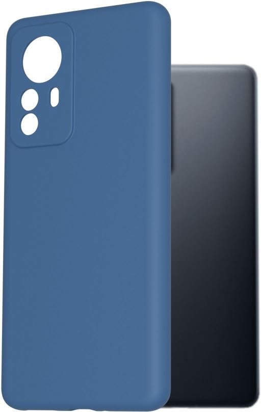 Kryt na mobil AlzaGuard Premium Liquid Silicone Case pro Xiaomi 12 Pro modré