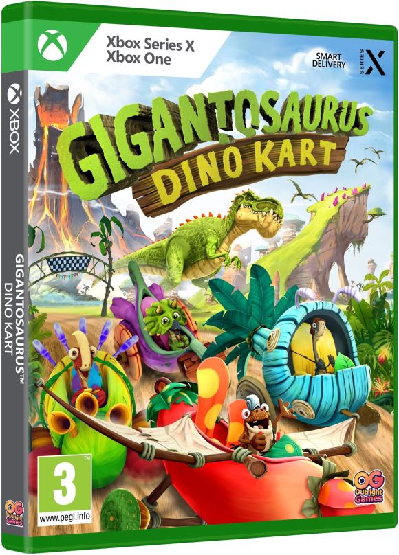 Hra na konzoli Gigantosaurus: Dino Kart - Xbox