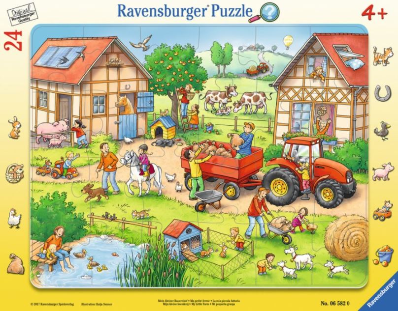 RAVENSBURGER Puzzle Moje malá farma 24 dílků