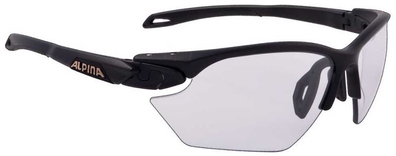 Cyklistické brýle Alpina Twist Five HR S VL+ black matt
