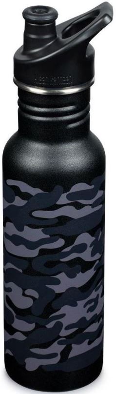 Láhev na pití Klean Kanteen Classic Narrow w/Sport Cap, black camo, 532 ml