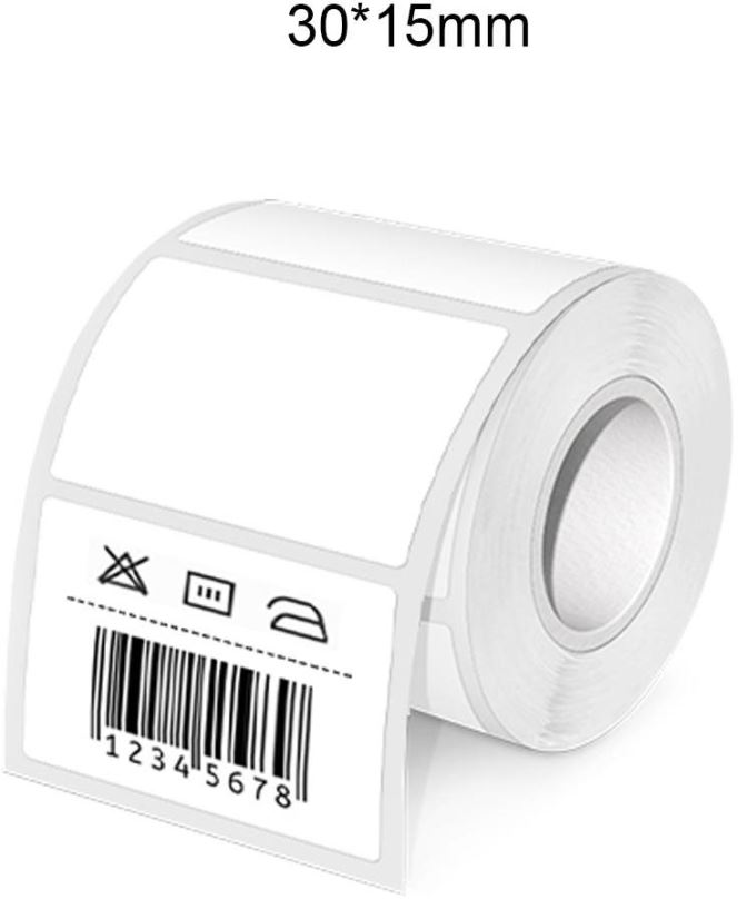 Etikety IMMAX Samolepící štítky 30x15mm pro tiskárnu DTS01, termo role 380ks