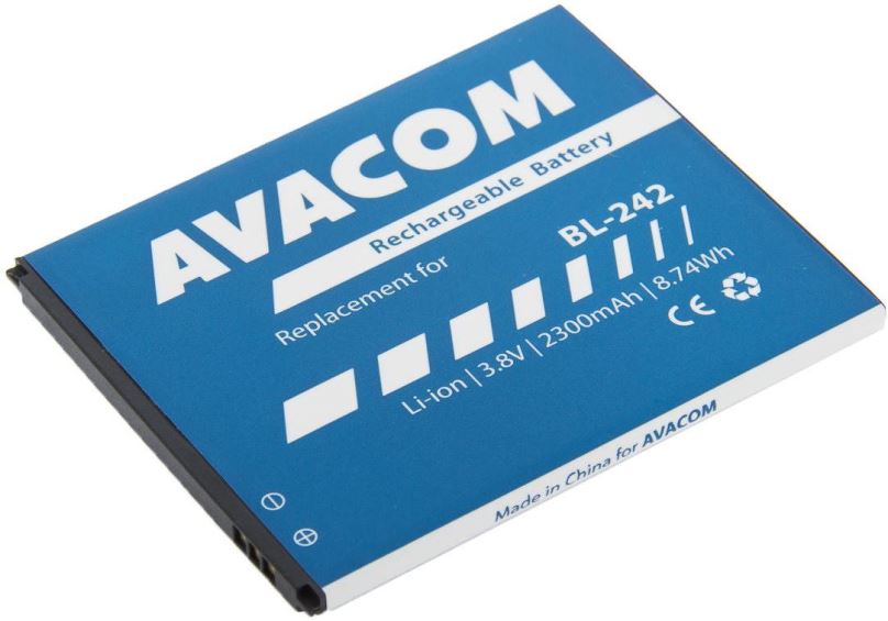 Baterie pro mobilní telefon Avacom pro Lenovo A6000 Li-Ion 3.8V 2300mAh (náhrada BL242)