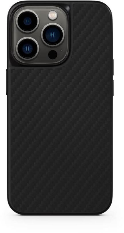 Kryt na mobil Epico Hybrid Carbon kryt pro iPhone 14 Plus s podporou uchycení MagSafe - černý