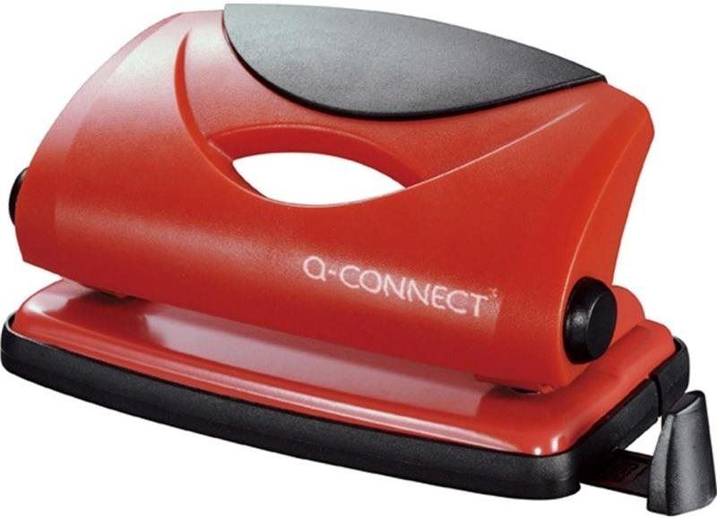 Děrovačka Q-CONNECT C10, červená