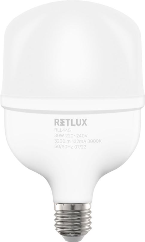 LED žárovka RETLUX RLL 445 E27 bulb 30W WW