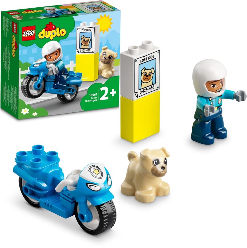 LEGO stavebnice LEGO® DUPLO® 10967 Policejní motorka