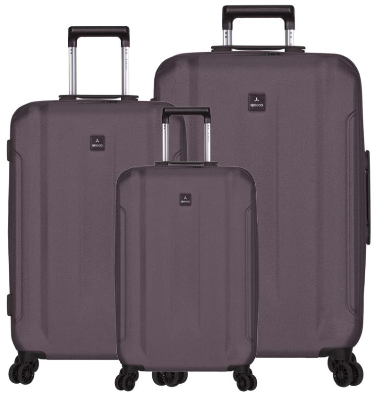 Sada cestovních kufrů SIROCCO T-1177/3 ABS - šedá