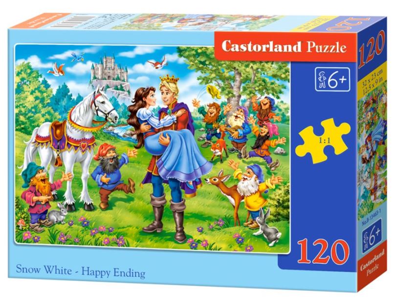 CASTORLAND Puzzle Sněhurka: Šťastný konec 120 dílků