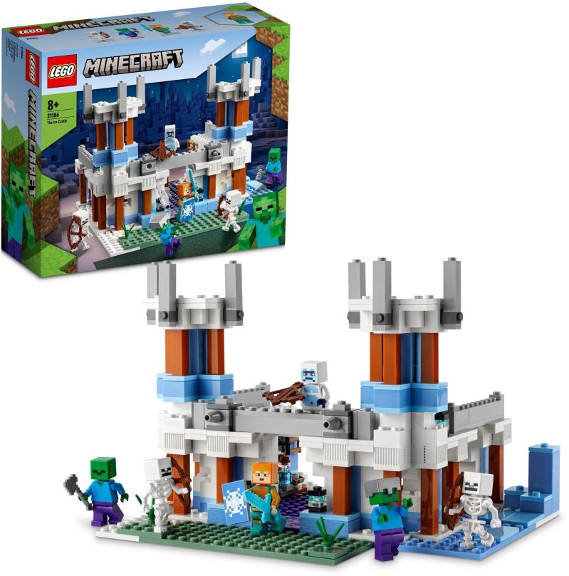 LEGO stavebnice LEGO® Minecraft® 21186 Ledový zámek