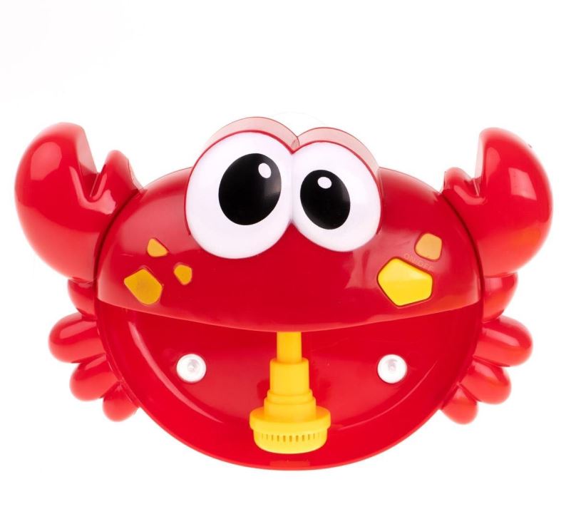 Bublinkovač Pěnová hračka do koupele s generátorem bublinek krab