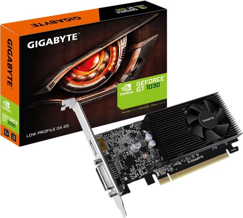 Grafická karta GIGABYTE GeForce GT 1030 Low Profile D4 2G