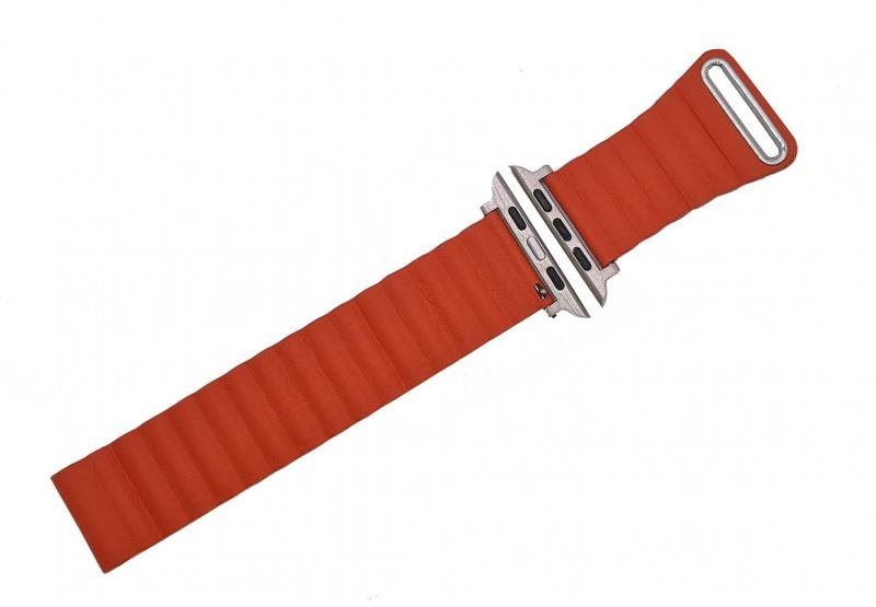 Řemínek Drakero Kožený Elegance pro Apple Watch 38mm / 40mm / 41mm červený