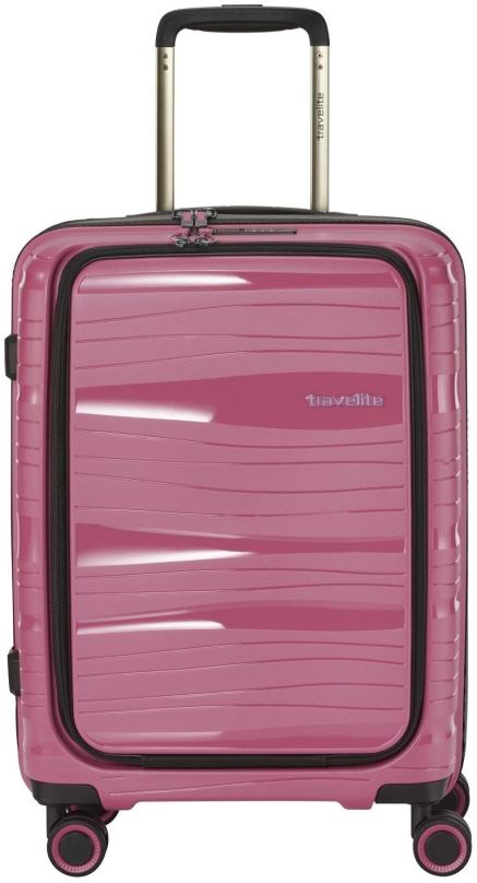 Cestovní kufr Travelite Motion S Front pocket Rose