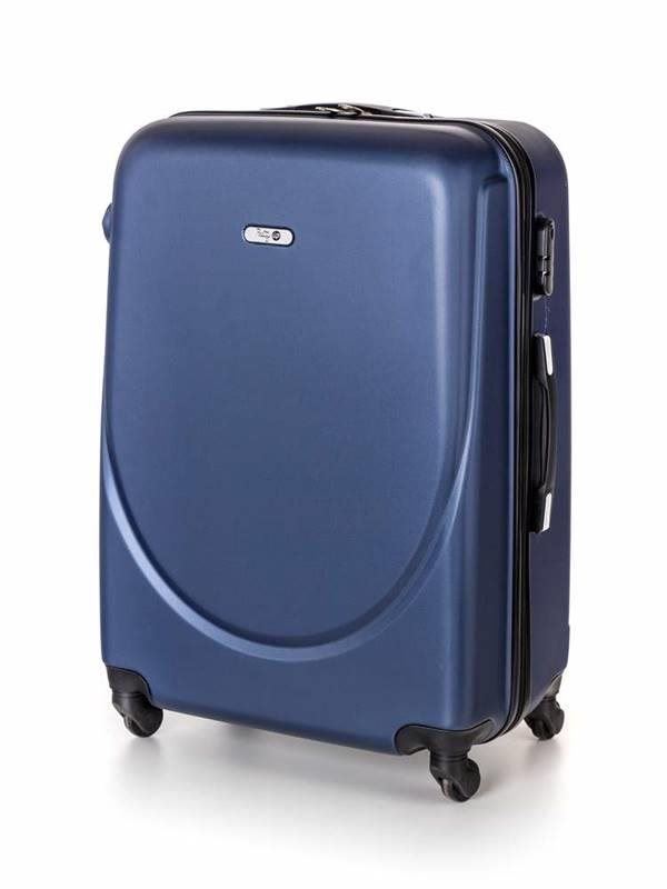Cestovní kufr Pretty Up ABS16 na kolečnách, tmavě modrý, vel. L