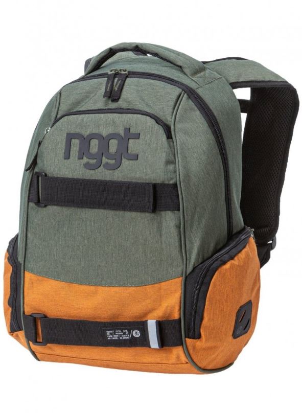 Městský batoh Nugget Bradley 3 Backpack Heather Military/Heather Camel