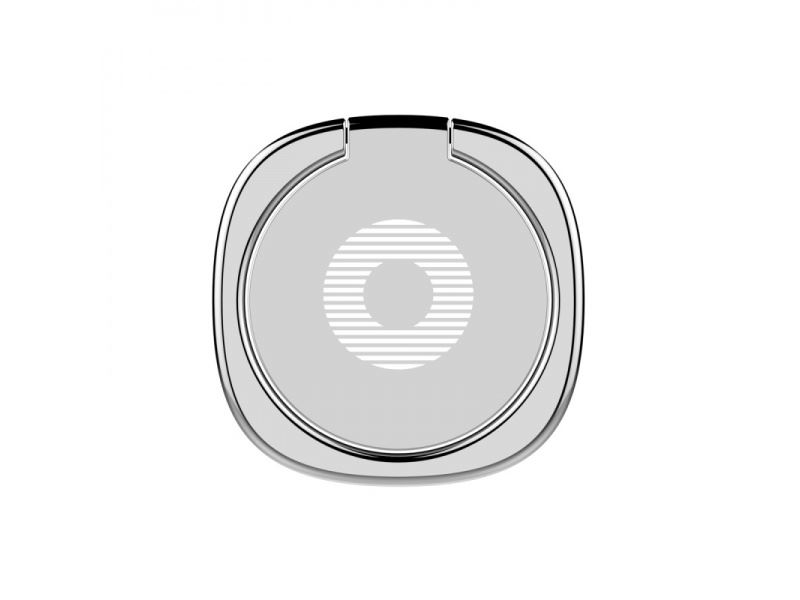 Baseus Privity Ring držák mobilního telefonu stříbrná