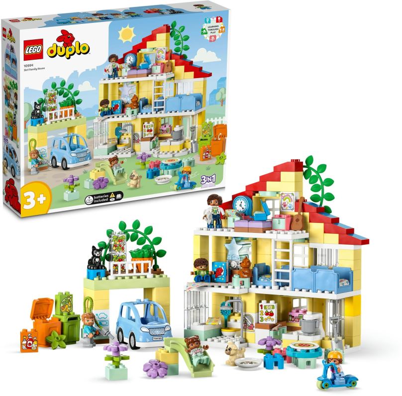 LEGO stavebnice LEGO® DUPLO® 10994 Rodinný dům 3 v 1