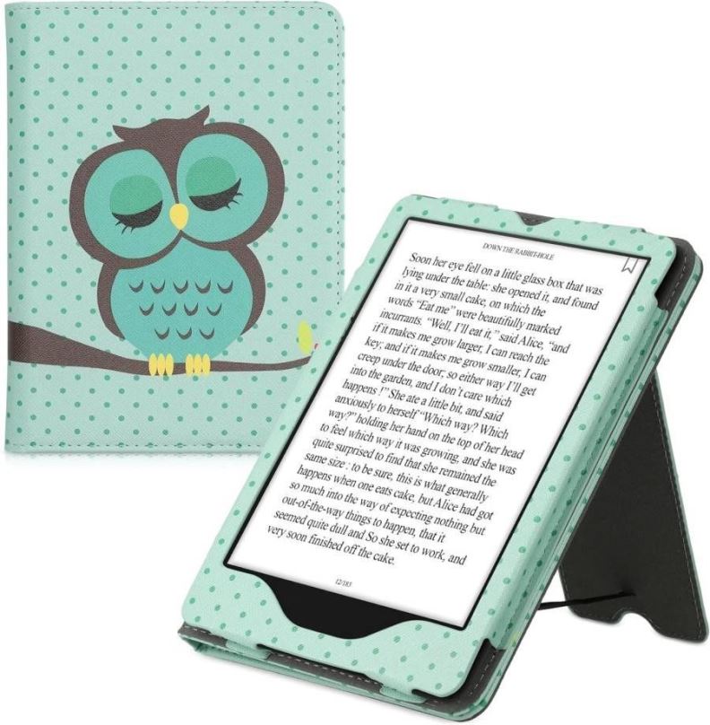 Pouzdro na čtečku knih KW Mobile Sleeping Owl - KW5721001 - pouzdro pro Amazon Kindle Paperwhite 5 (2021) - vícebarevné