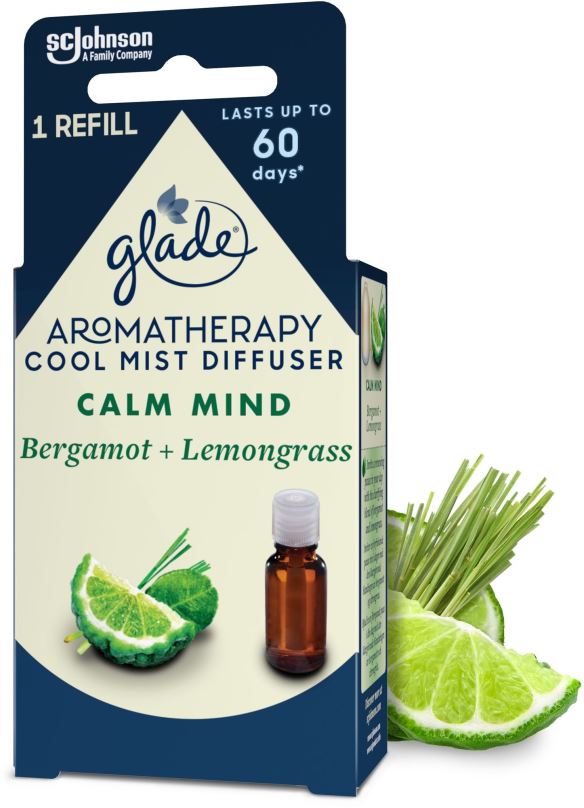 Esenciální olej GLADE Aromatherapy Cool Mist Diffuser Calm Mind náplň17,4 ml