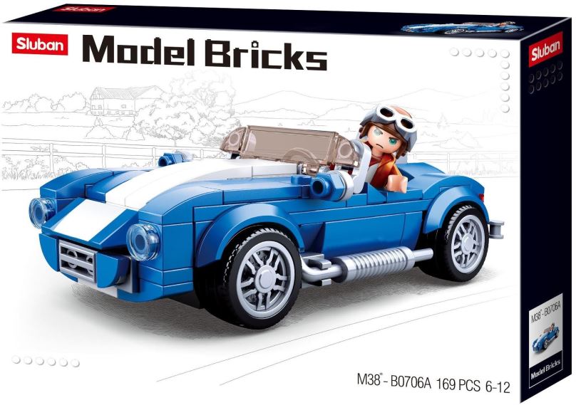 Stavebnice Sluban Model Bricks M38-B0706A Sportovní vůz
