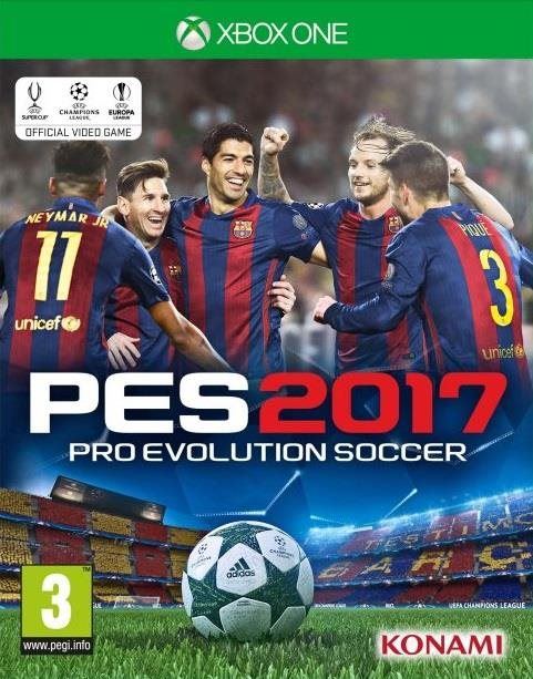 Hra na konzoli Konami Pro Evolution Soccer 2017 (XOne)