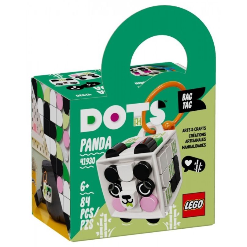 LEGO stavebnice LEGO DOTS 41930 Ozdoba na tašku – panda