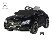 Elektrické auto pro děti Mercedes C63S AMG s 2,4G, jednomístný, černá metalíza