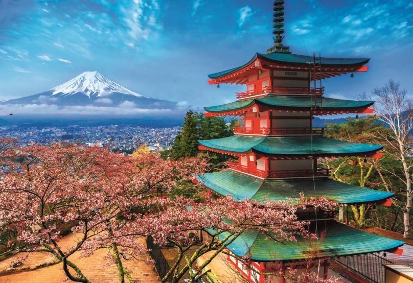 Puzzle Trefl Puzzle Hora Fuji, Japonsko 1500 dílků