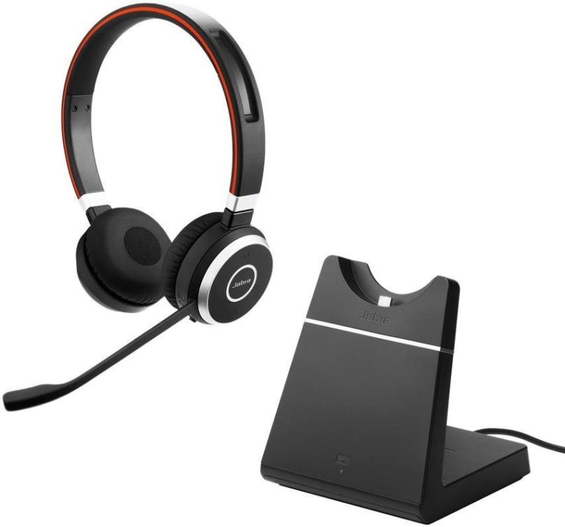 Bezdrátová sluchátka Jabra Evolve 65 SE MS Stereo Stand