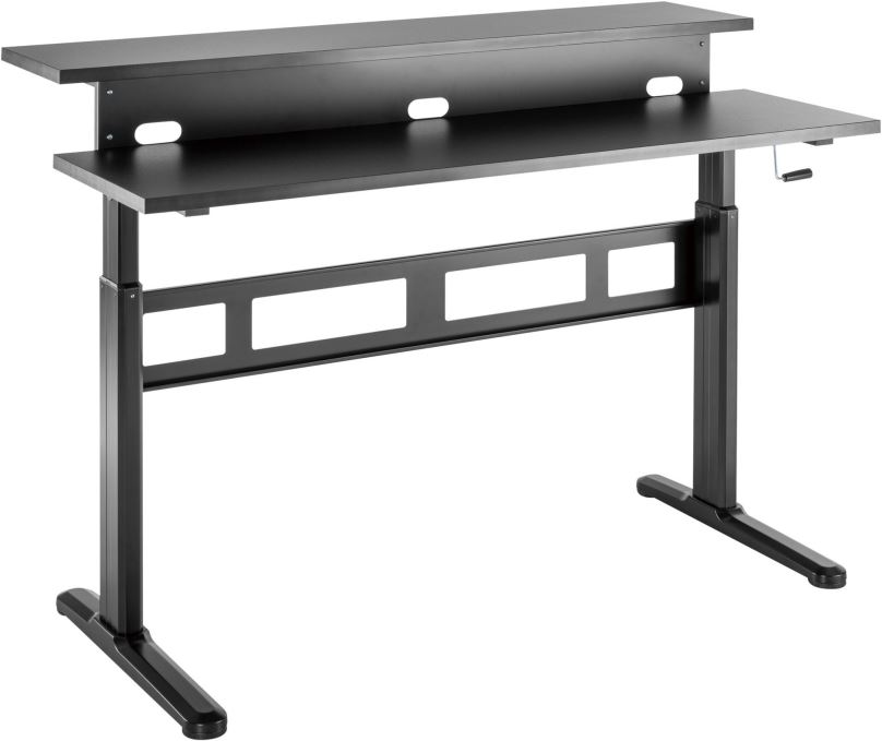 Výškově nastavitelný stůl AlzaErgo Table ET3.1 černý