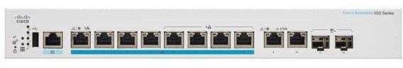 Switch CISCO CBS350 Managed 2-port 2.5GE, 6-port GE, PoE, 2x10G combo