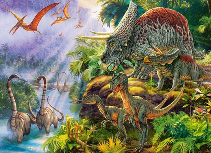 CASTORLAND Puzzle Údolí dinosaurů 200 dílků