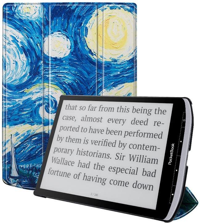 Pouzdro na čtečku knih B-SAFE Stand 1326, pouzdro pro PocketBook InkPad X, Gogh