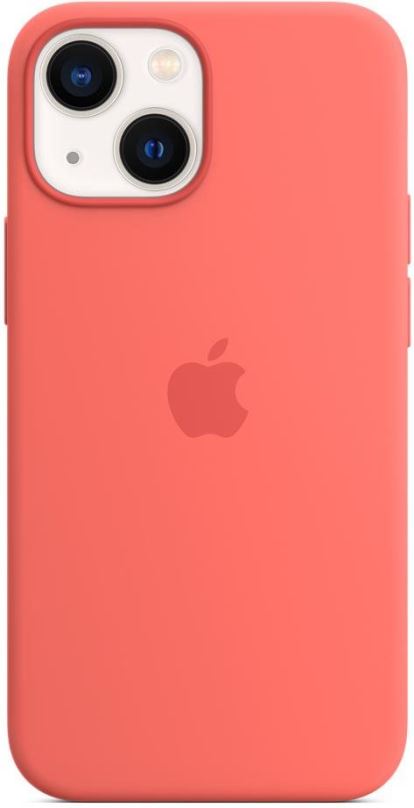 Kryt na mobil Apple iPhone 13 mini Silikonový kryt s MagSafe pomelově růžový