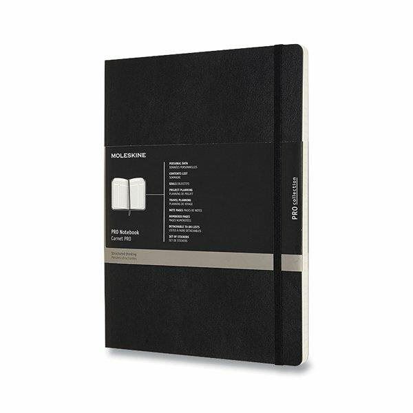 Zápisník MOLESKINE Professional XL, měkké desky