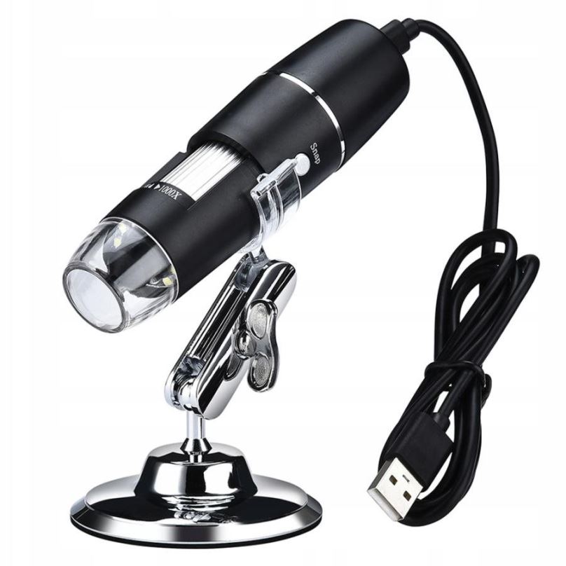 Mikroskop Verk Digitální mikroskop USB 8 LED SMD 1000x