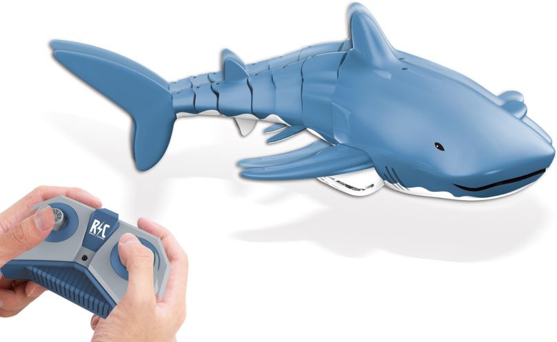 RC model Žralok bílý RC do vody 35 cm - český obal