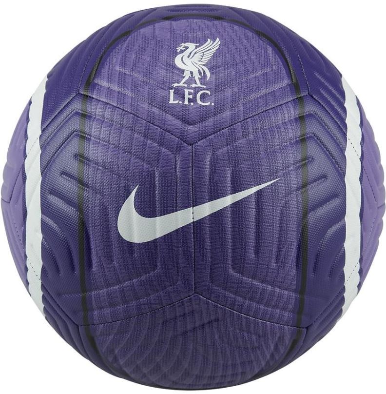 Fotbalový míč Fan-shop Liverpool FC Academy purple vel. 5